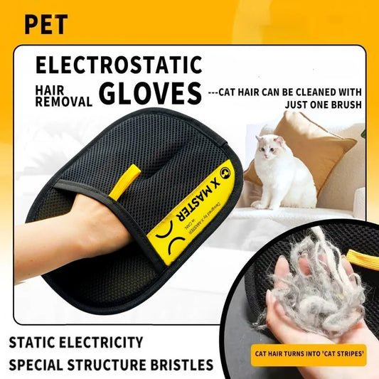 Electrostatic Pet Hair Remover Gloves