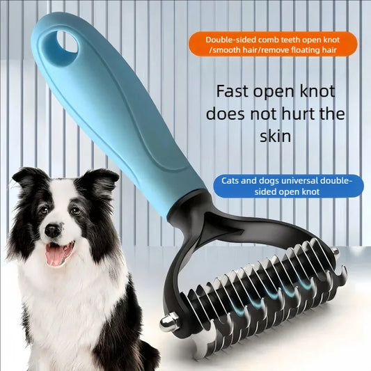 Double Sided Pet Deshedding Brush