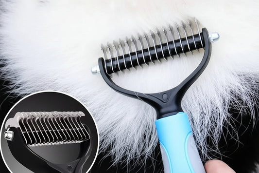 Double Sided Pet Deshedding Brush