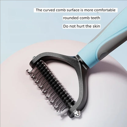 Double Sided Pet Deshedding Brush