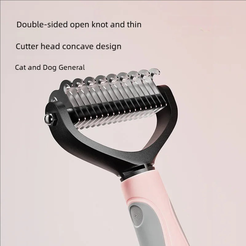 Double Sided Pet Deshedding Brush