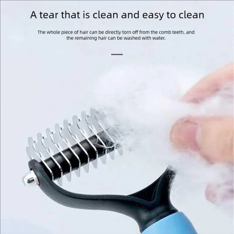 Double Sided Pet Deshedding Brush