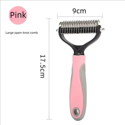 Double Sided Pet Deshedding Brush